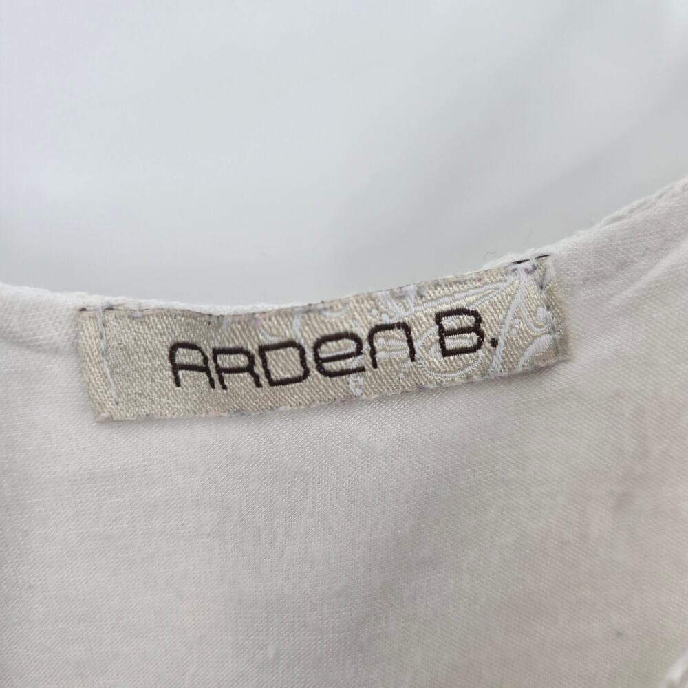 Arden B Women Y2K Boho Coastal Cowgirl Festival Romantic Lace Scalloped Hem L - Picture 6 of 9